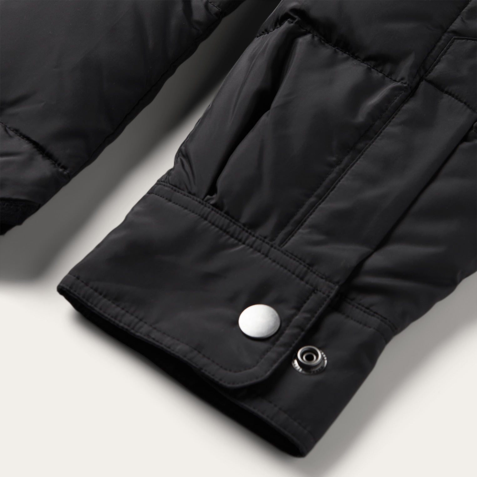 Crushable Black Parachute Jacket