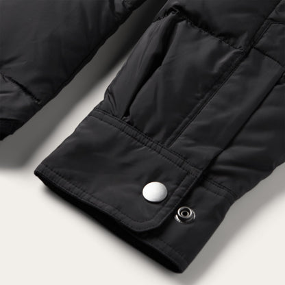 Crushable Black Parachute Jacket