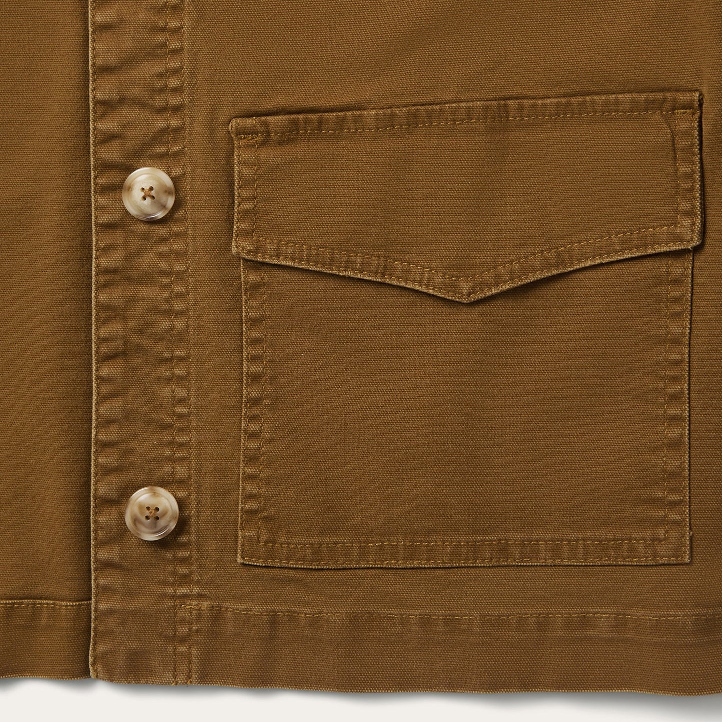 Corduroy Collar Canvas Barn Jacket