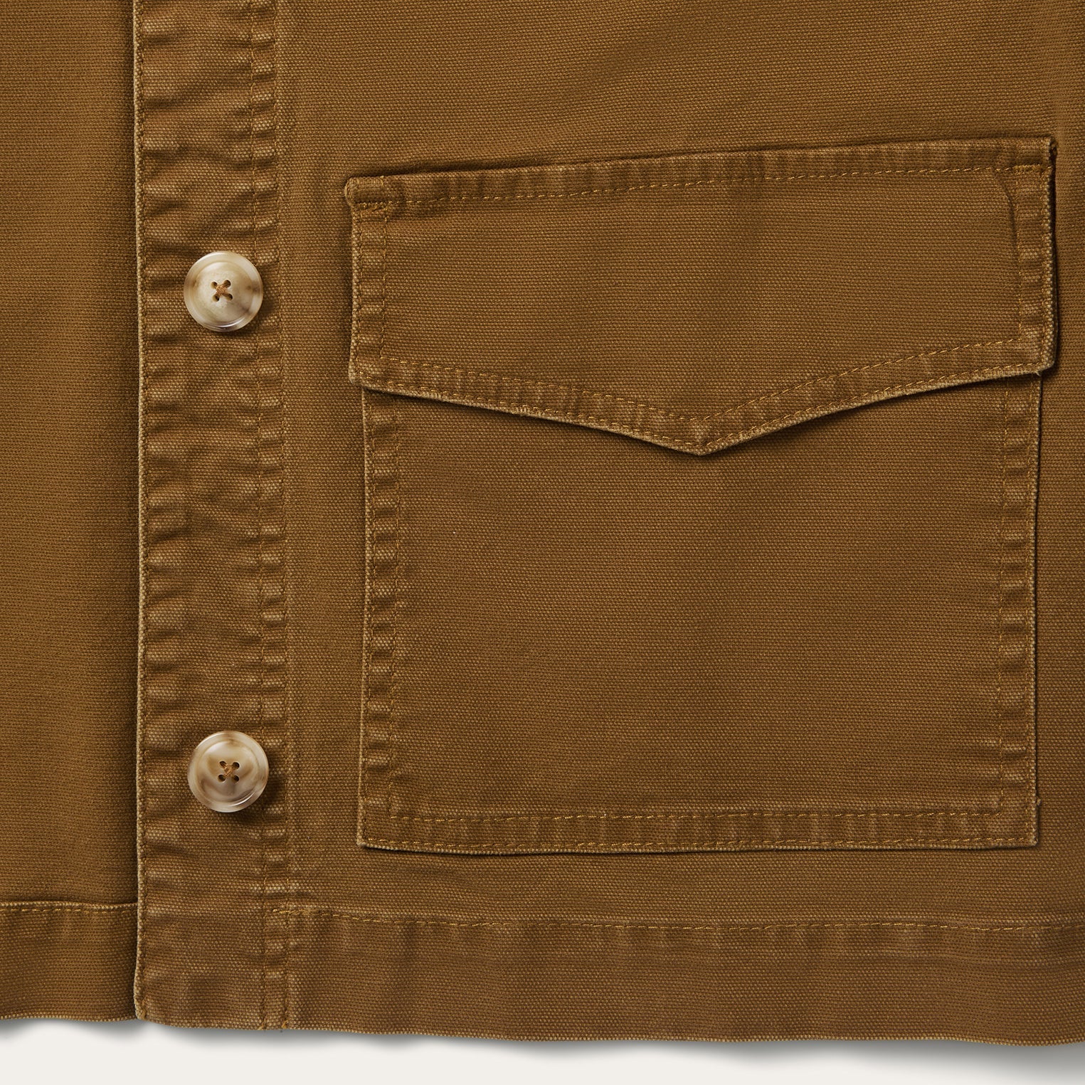 Corduroy Collar Canvas Barn Jacket