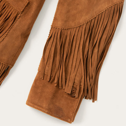 Lamb Suede Fringed Jacket