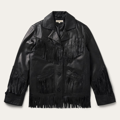 Fringe Leather Jacket