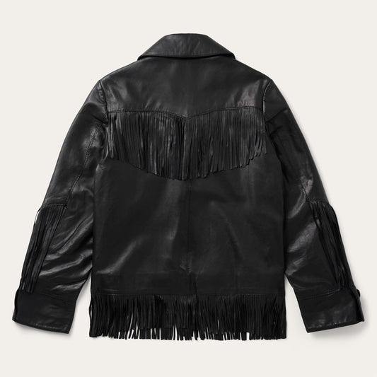 Fringe Leather Jacket