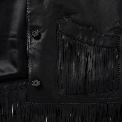 Fringe Leather Jacket