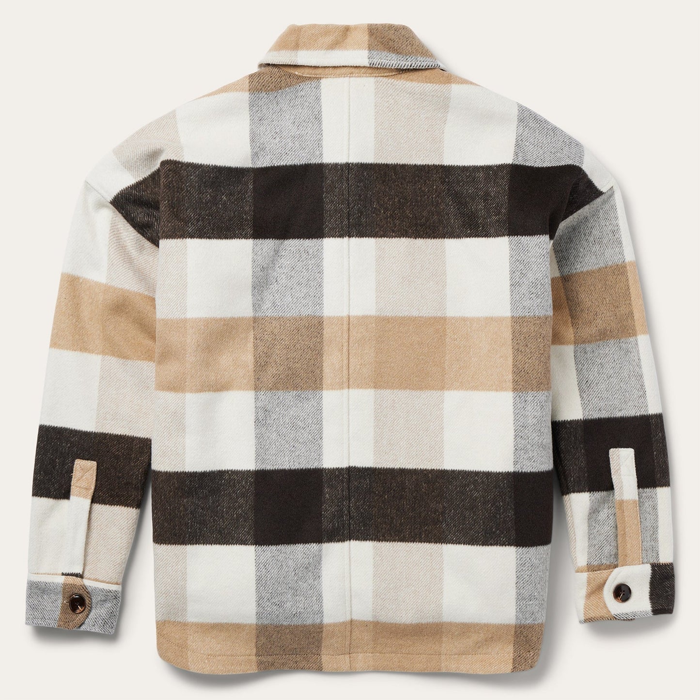Oversize Plaid Shirt Jacket