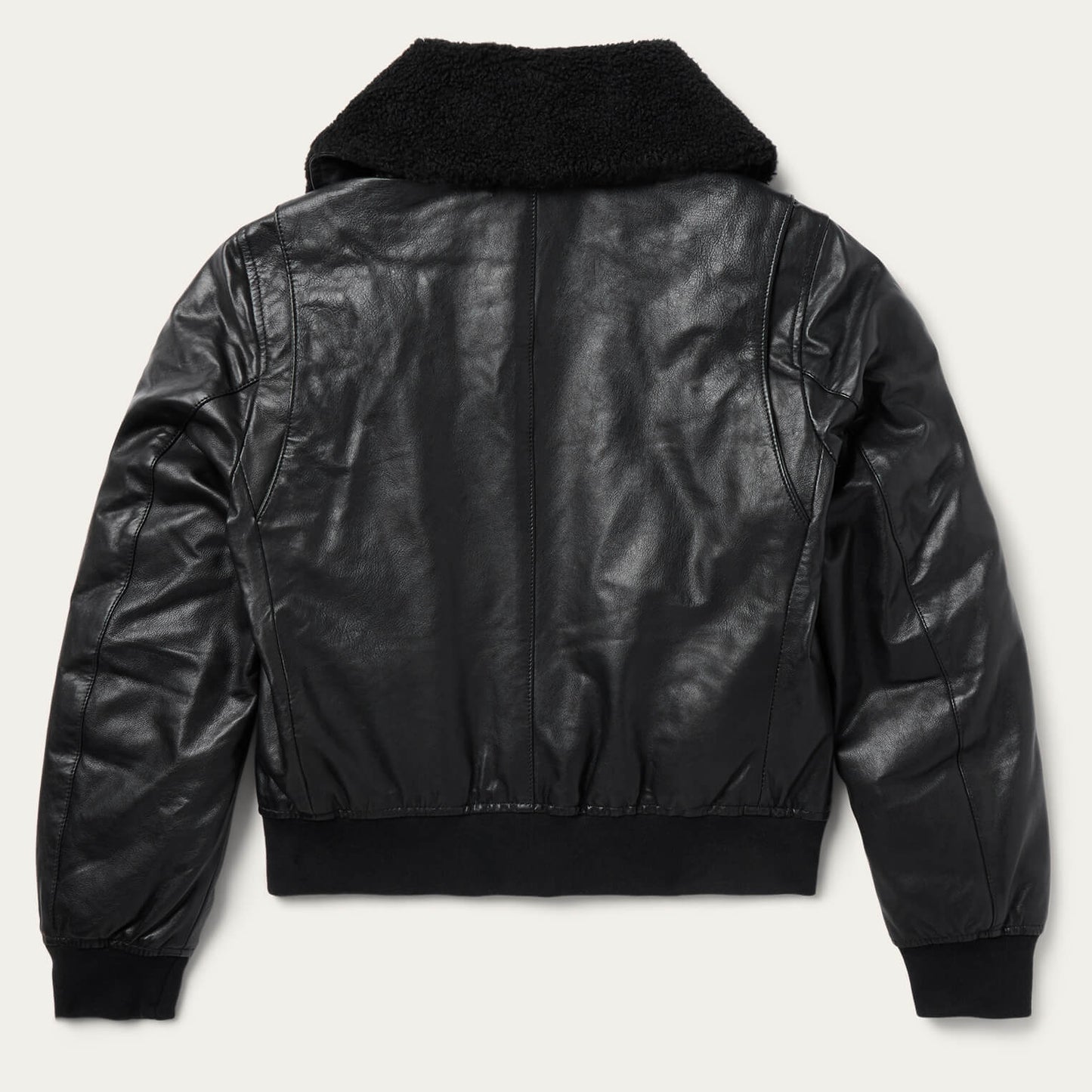 Leather Bomber Jacket