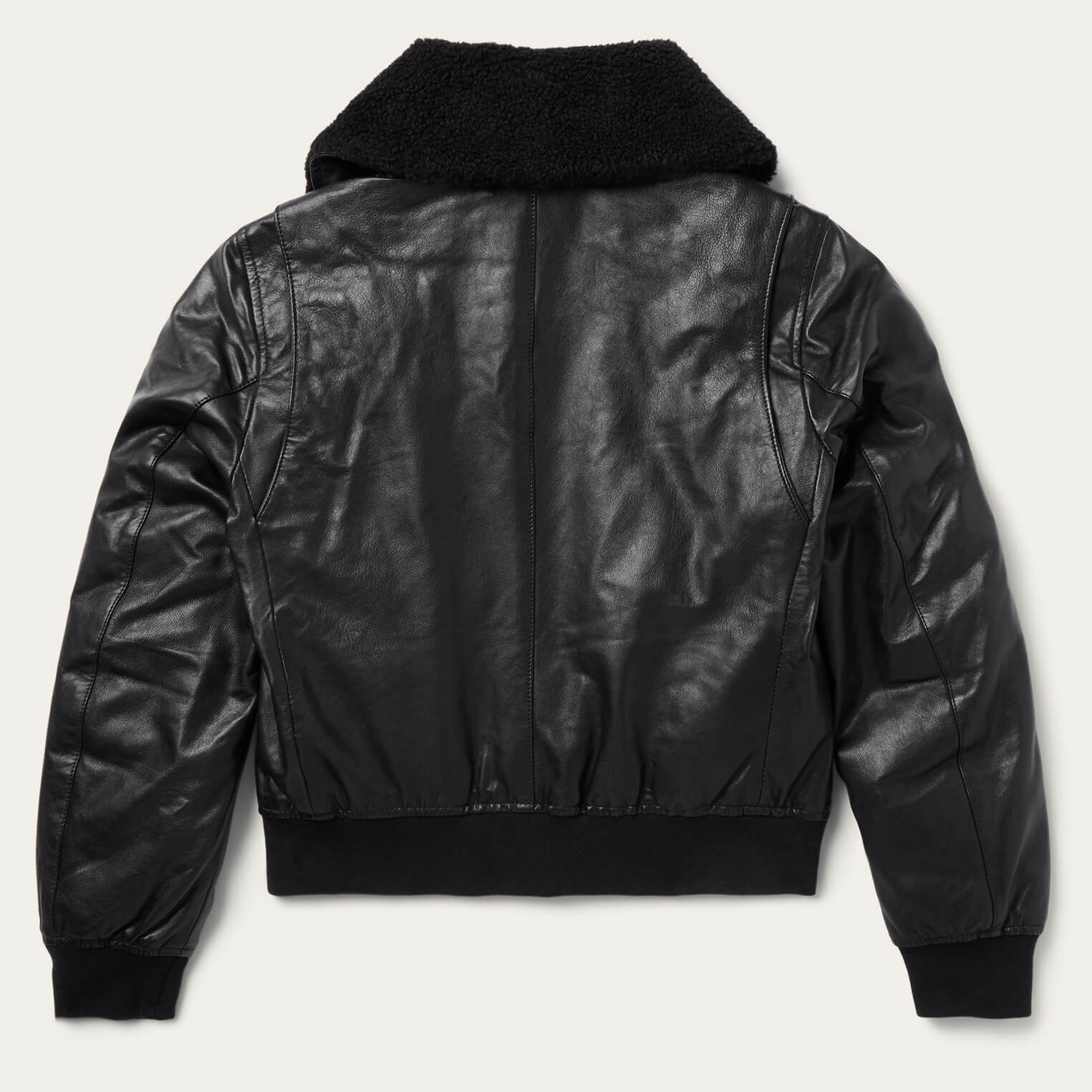 Leather Bomber Jacket