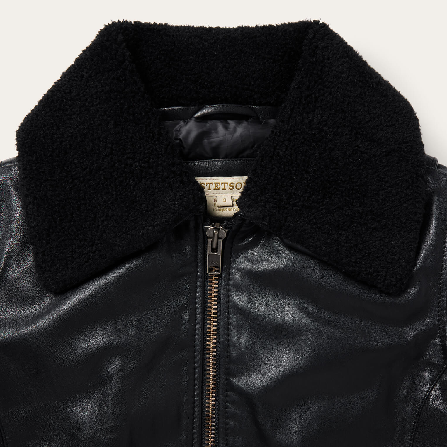 Leather Bomber Jacket