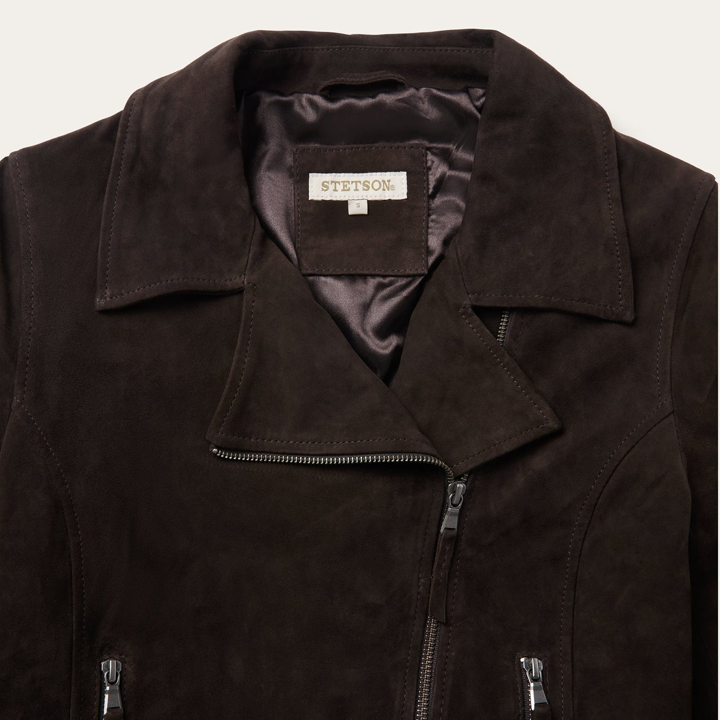Suede Fringe Motorcycle Jacket
