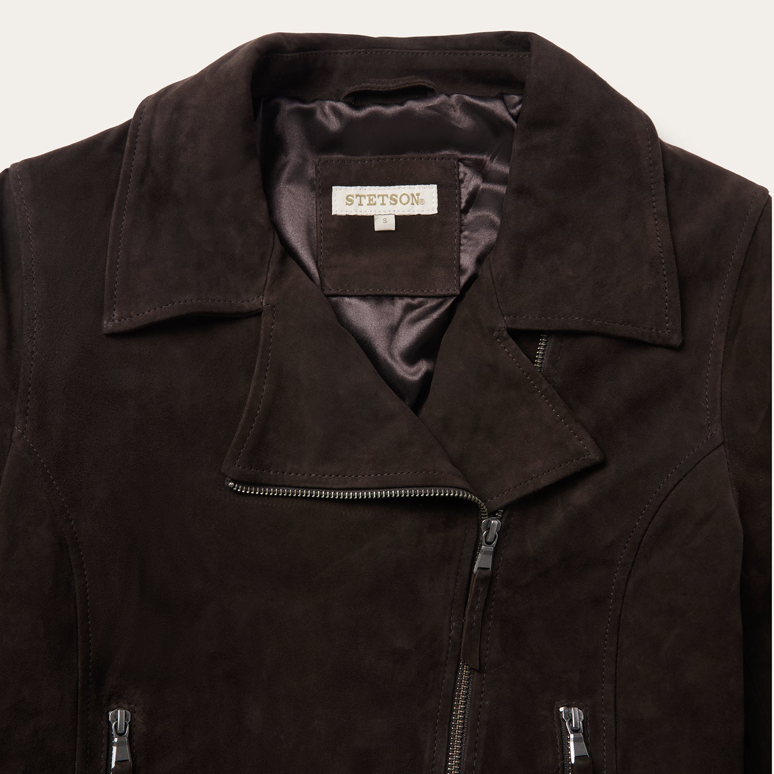 Suede Fringe Motorcycle Jacket