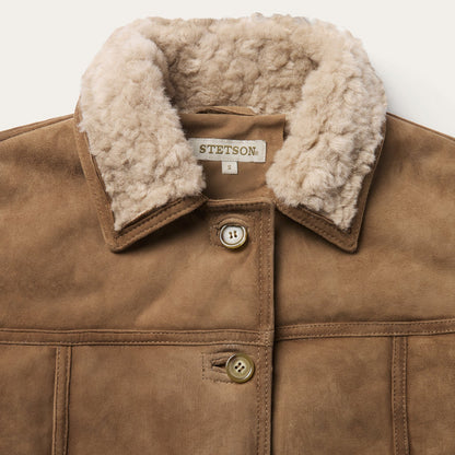 Suede Shearling Jacket