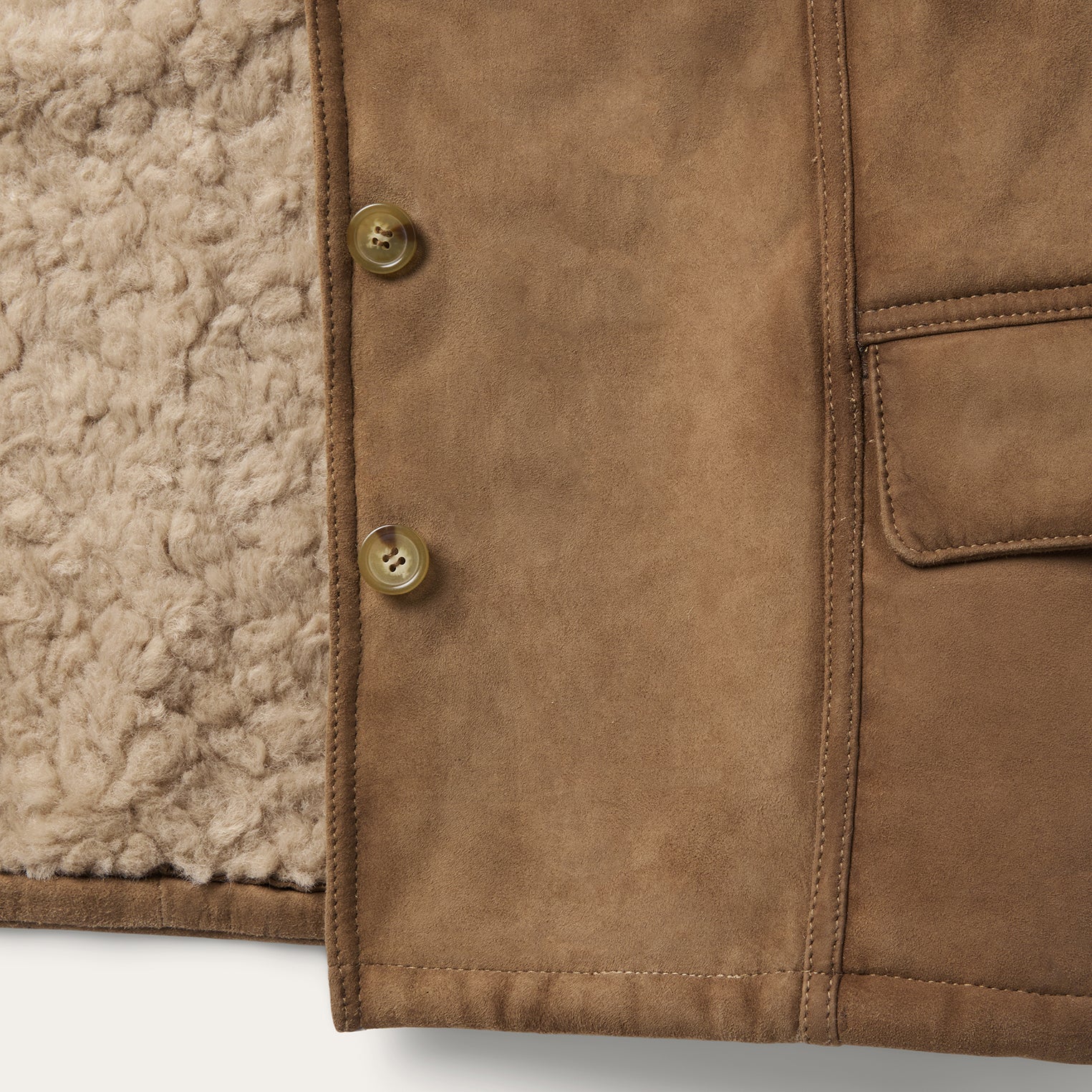 Suede Shearling Jacket