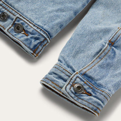 Denim Sherpa Lined Jacket