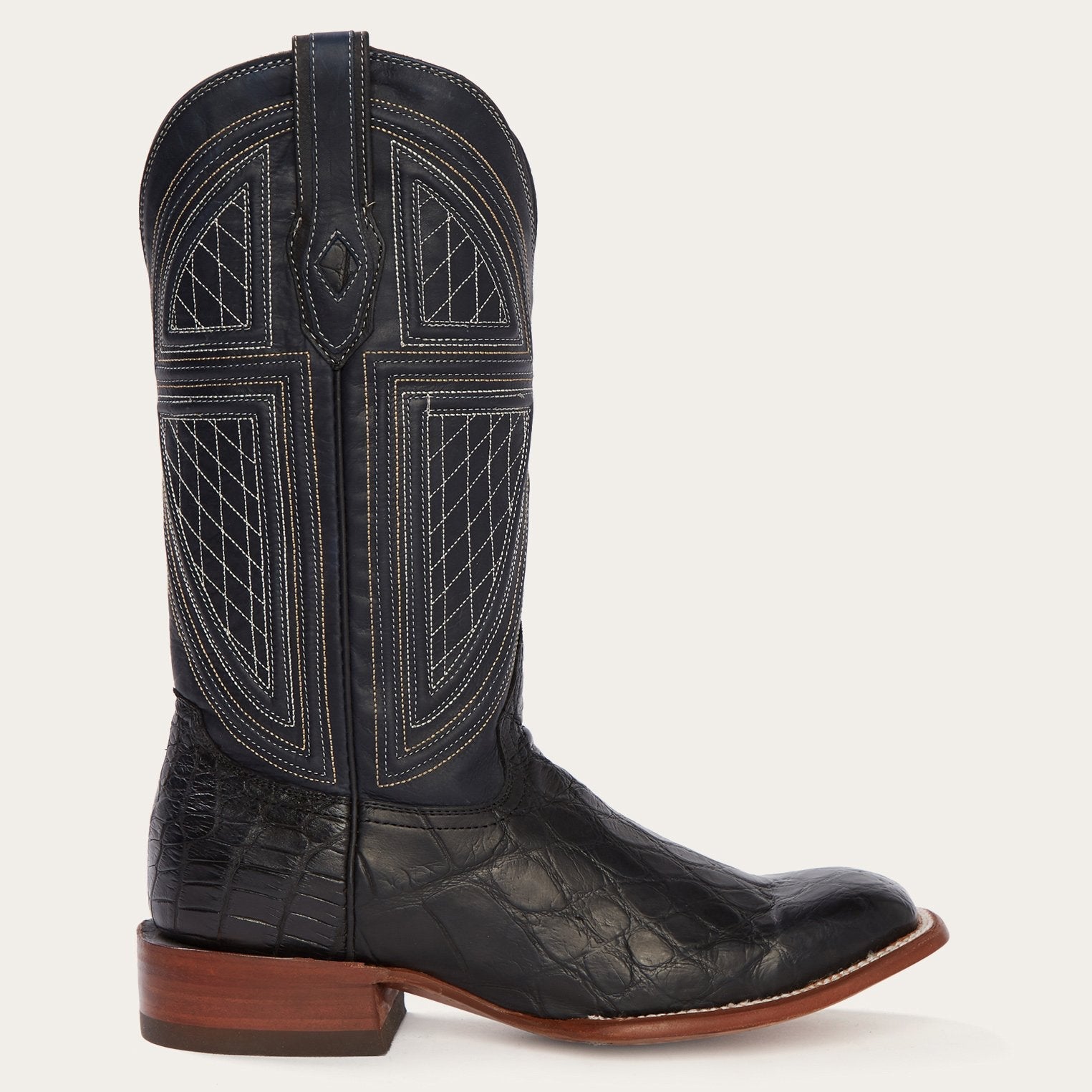 Black Falls Alligator Cowboy Boot