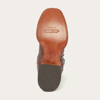 Big Horn Tobacco Alligator Cowboy Boot