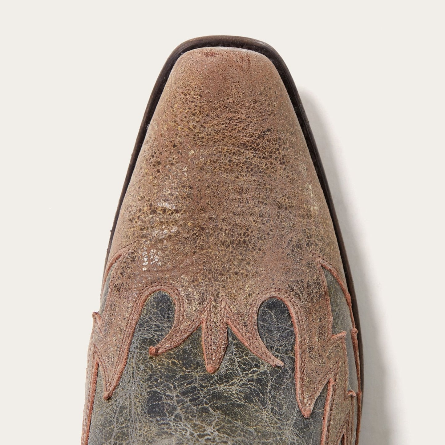 Sundance Kid Washed Crater Black Cowboy Boot