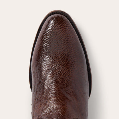 Wyatt Smooth Ostrich Boots