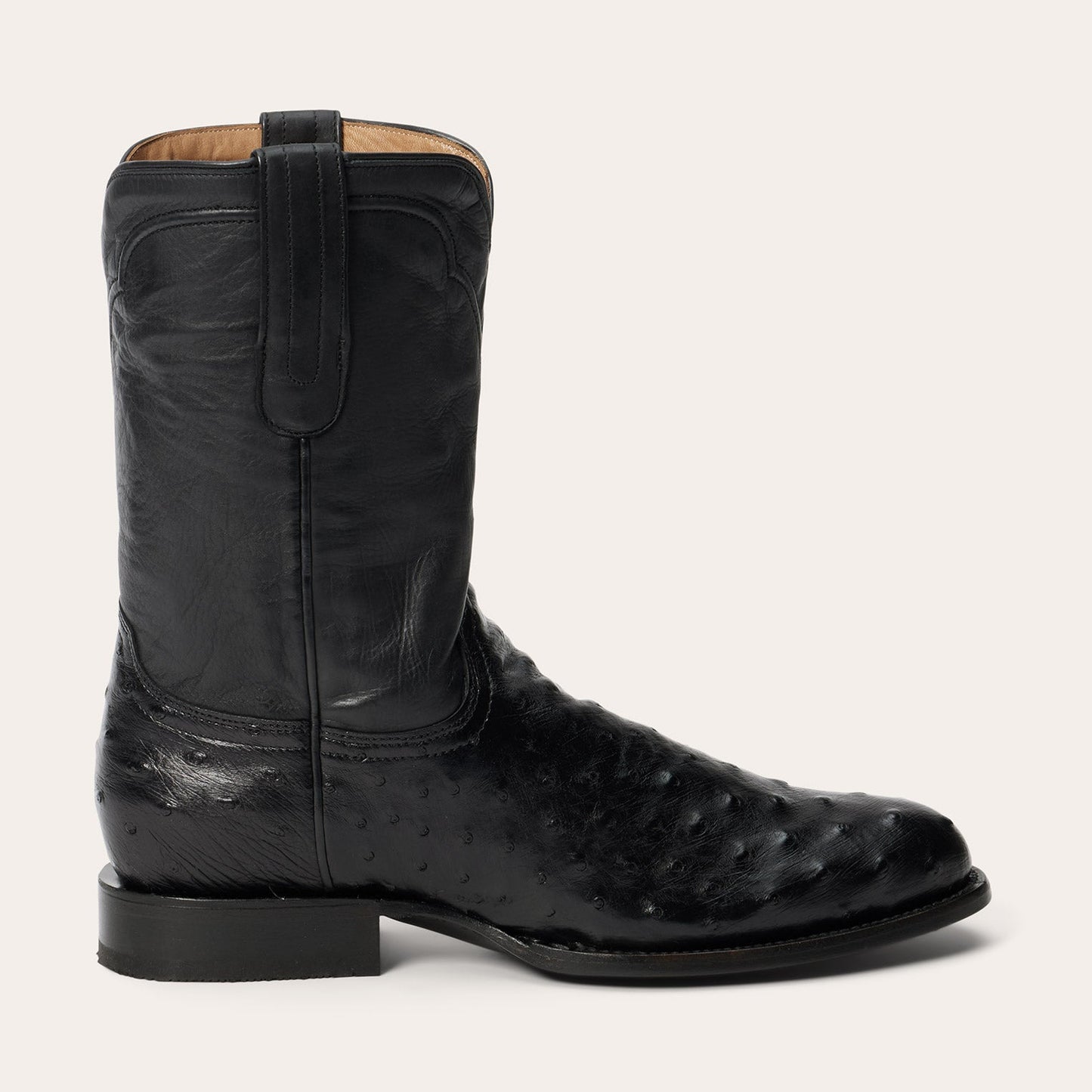 Austin Ostrich Roper Boots