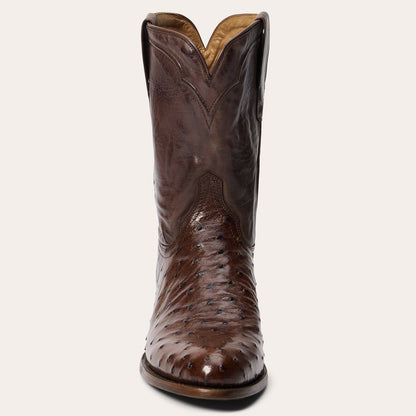 Austin Ostrich Roper Boots