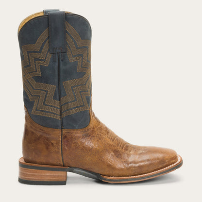 Goddard Burnished Blue & Brown Leather Boot