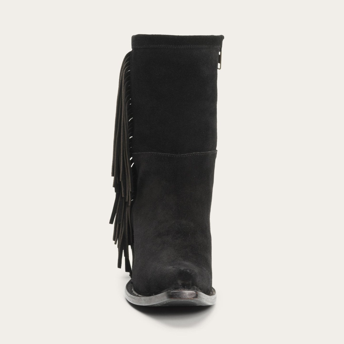 Halle Suede Fringe Side Zip Boot