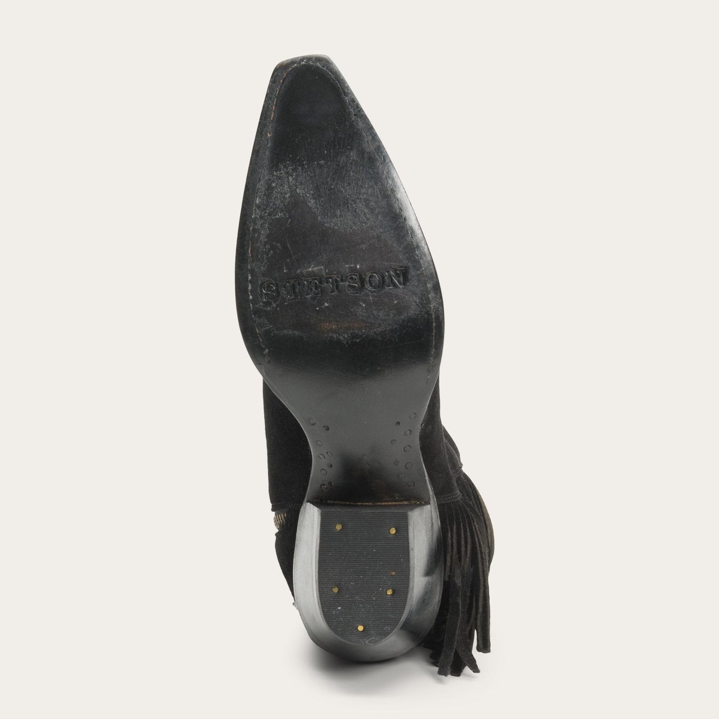 Halle Suede Fringe Side Zip Boot