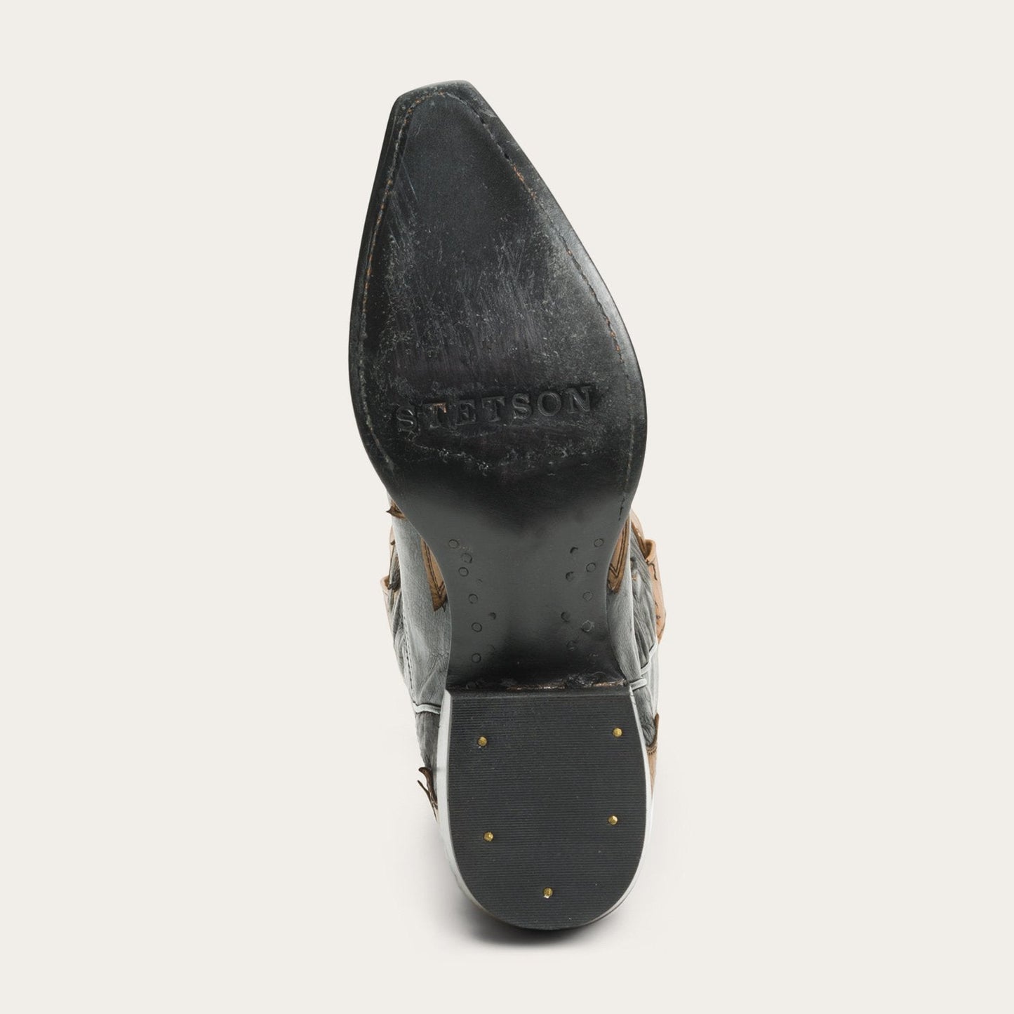 Faye Cowgirl & Horse Underlay Leather Boot