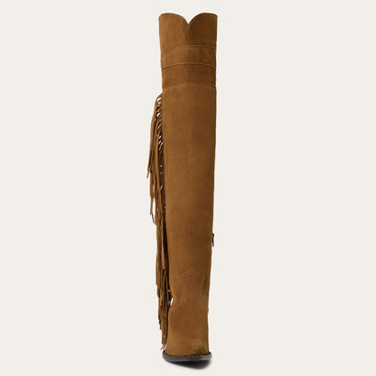 Glam Over-The-Knee Fringe Boot