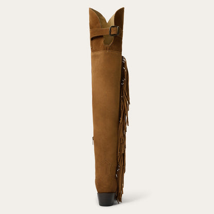 Glam Over-The-Knee Fringe Boot