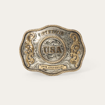 American Anniversary Plaque Buckle