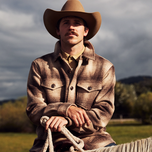 Wool Plaid Shirt Jacket