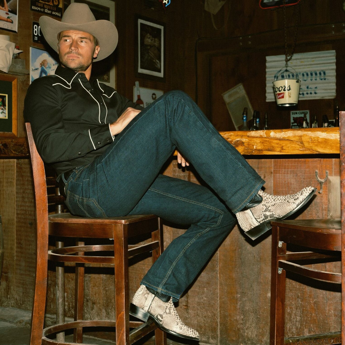 Wild Bill Python Boots