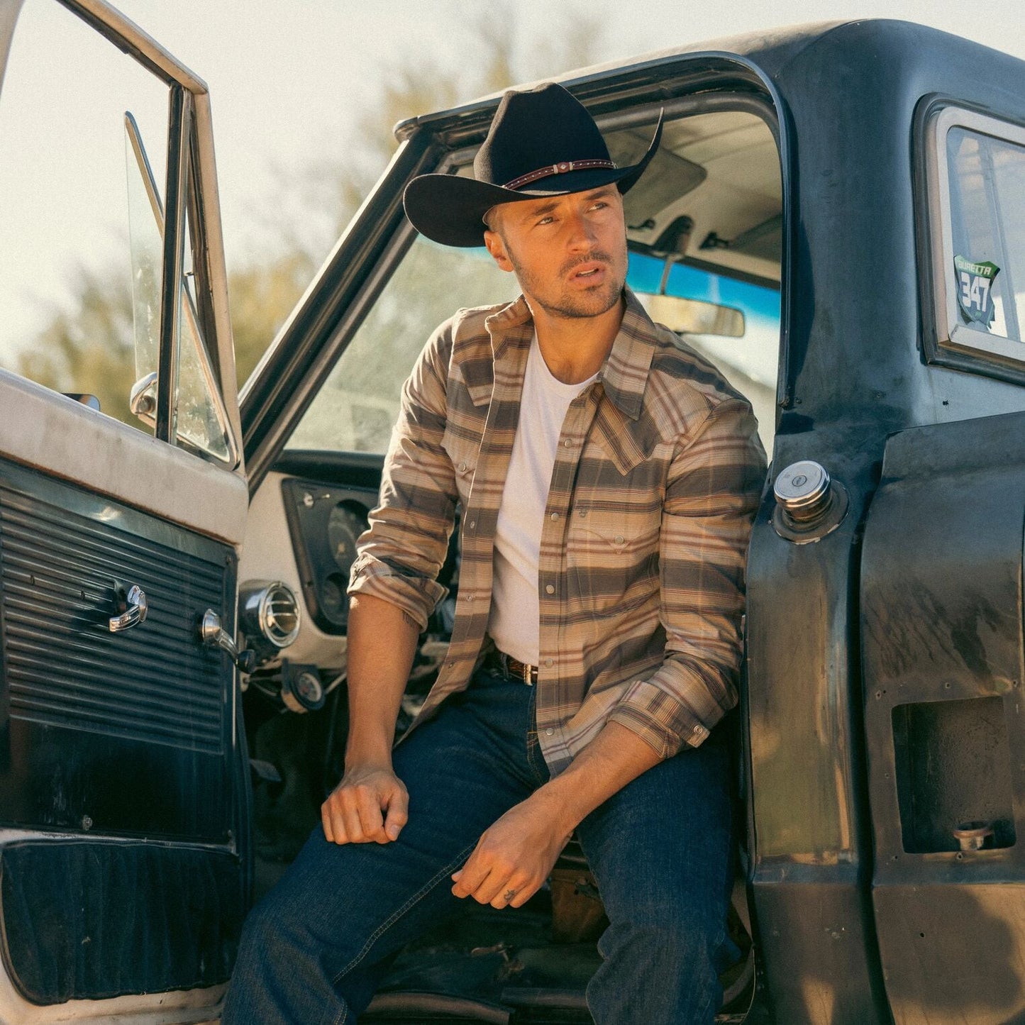 Serape Plaid Western Shirt