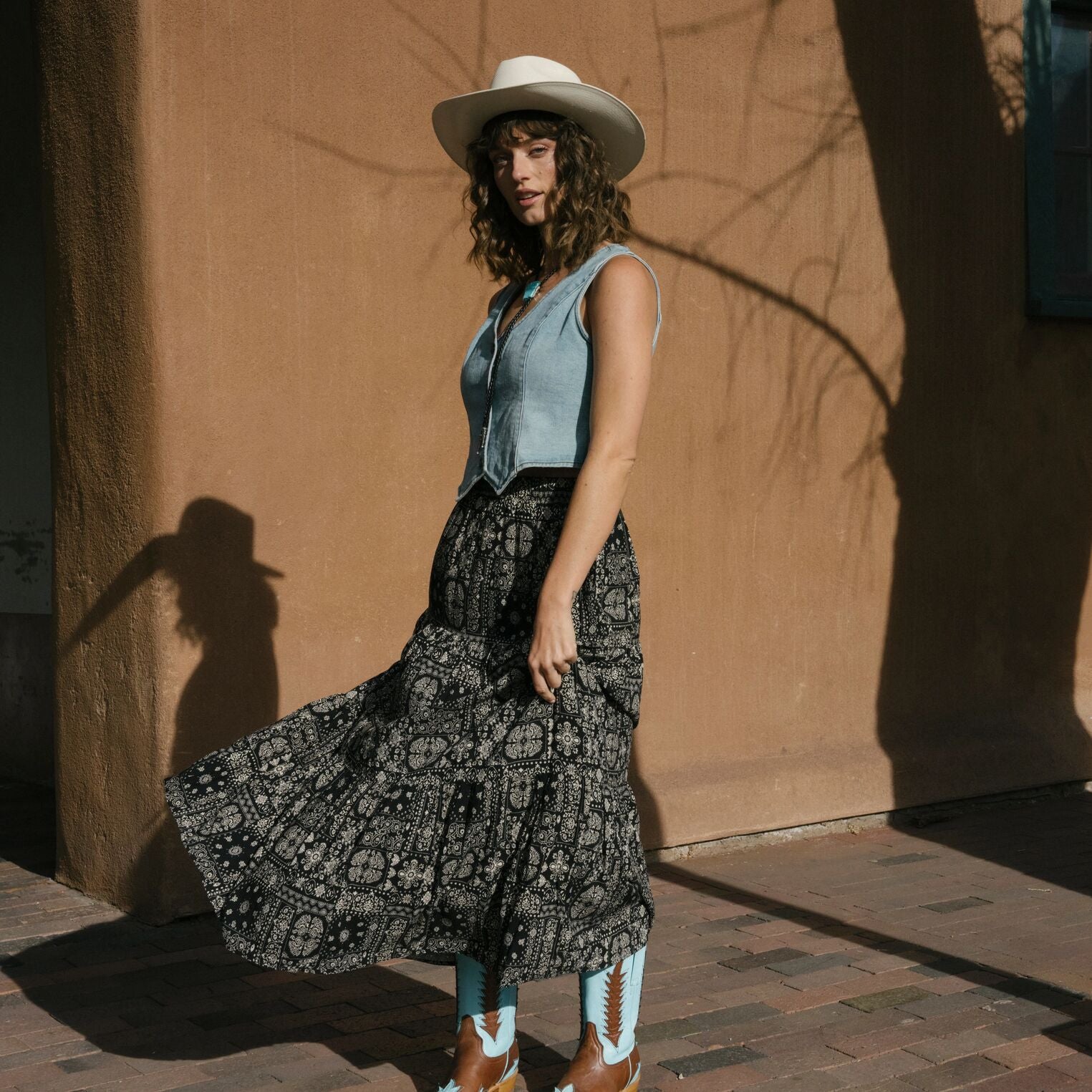 Bandana 3-Tiered Skirt