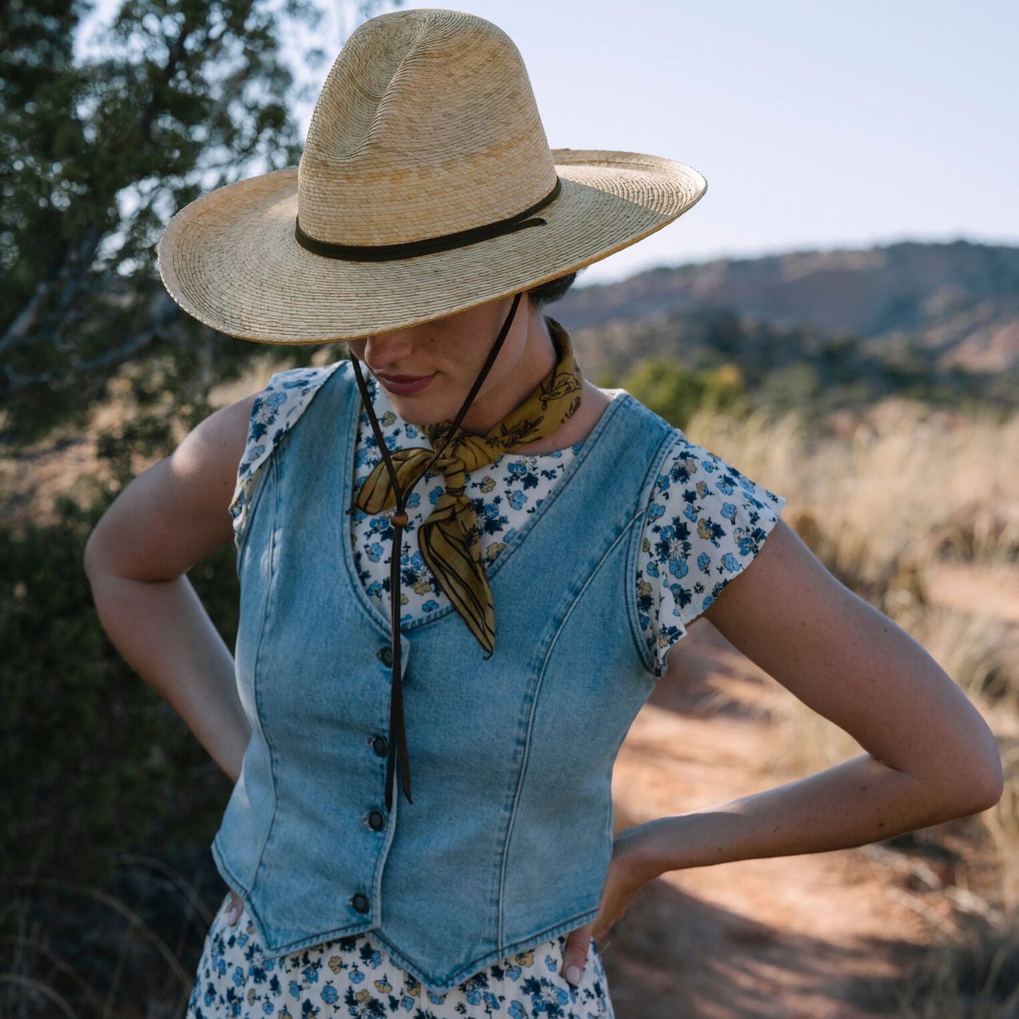 Light Rinse Denim Vest