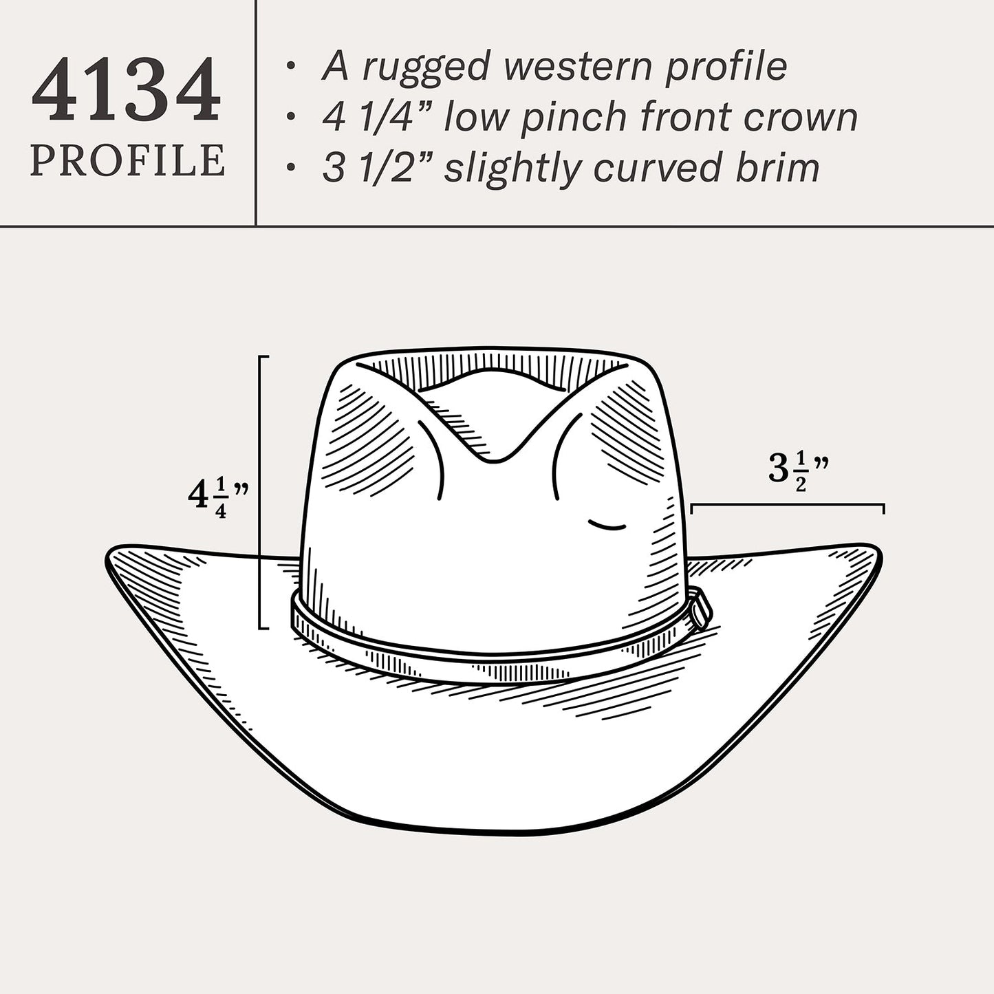 Seneca 4X Cowboy Hat