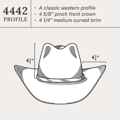 Acoustic 6X Pinch Front Cowboy Hat