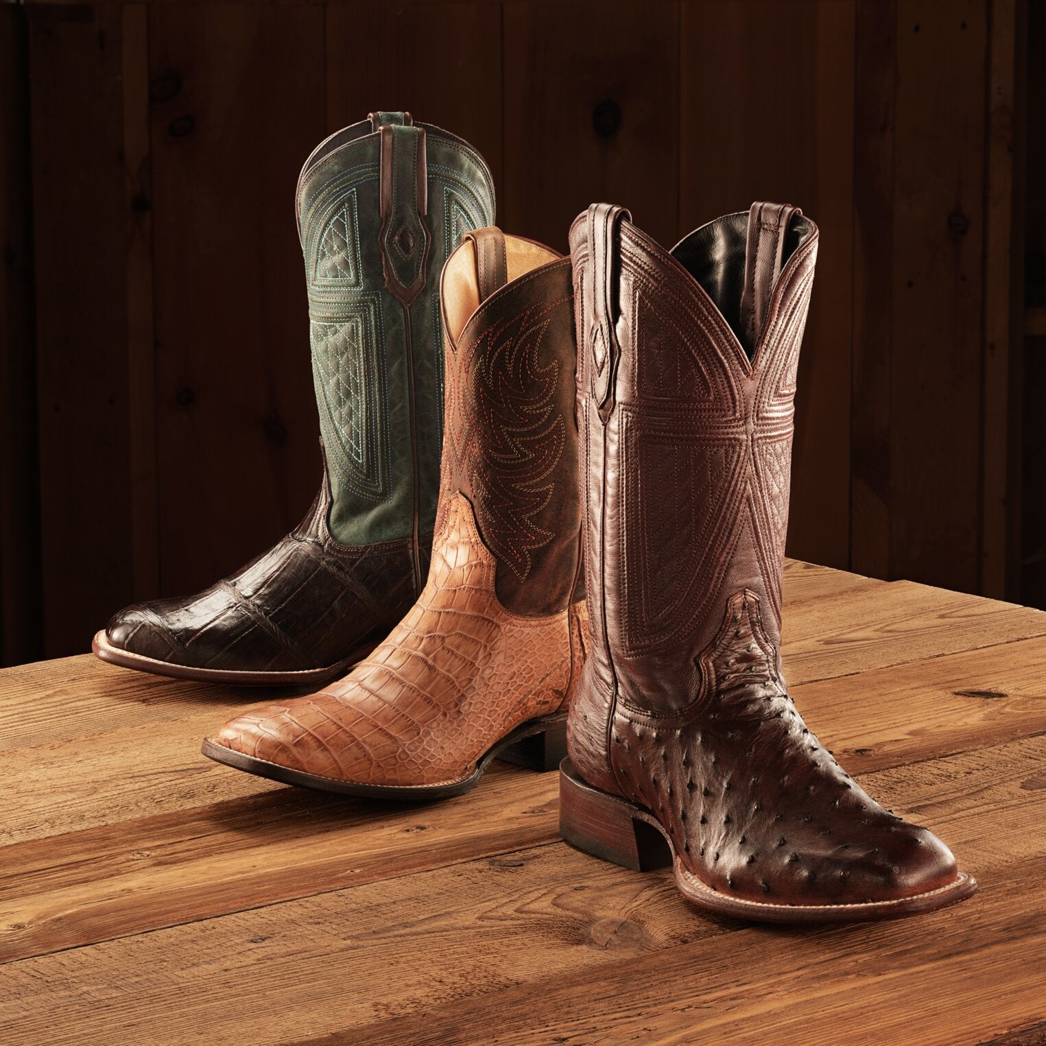 Aces Alligator Boots
