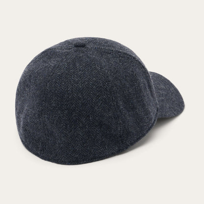 Wool Herringbone Baseball Cap