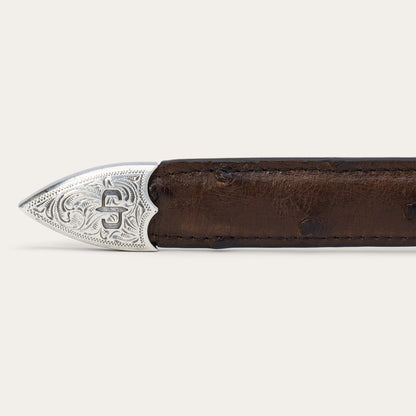Ostrich Tapered Belt
