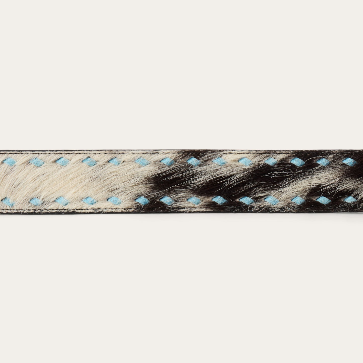 Hair-On-Hide Laced Belt