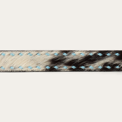 Hair-On-Hide Laced Belt