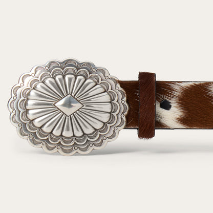 Hair-On-Hide Southwestern Buckle Belt