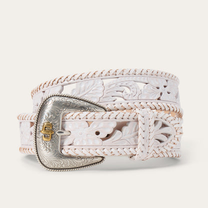 Tooled Laced Edge Belt