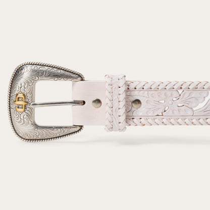 Tooled Laced Edge Belt