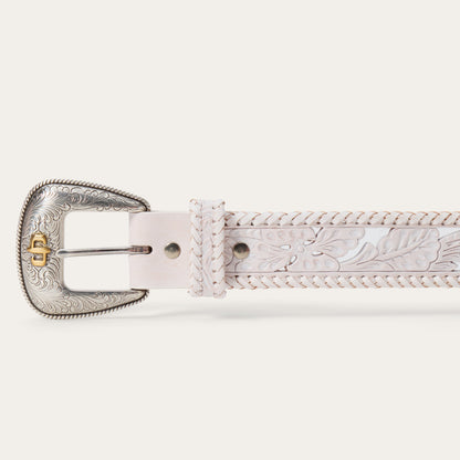 Tooled Laced Edge Belt