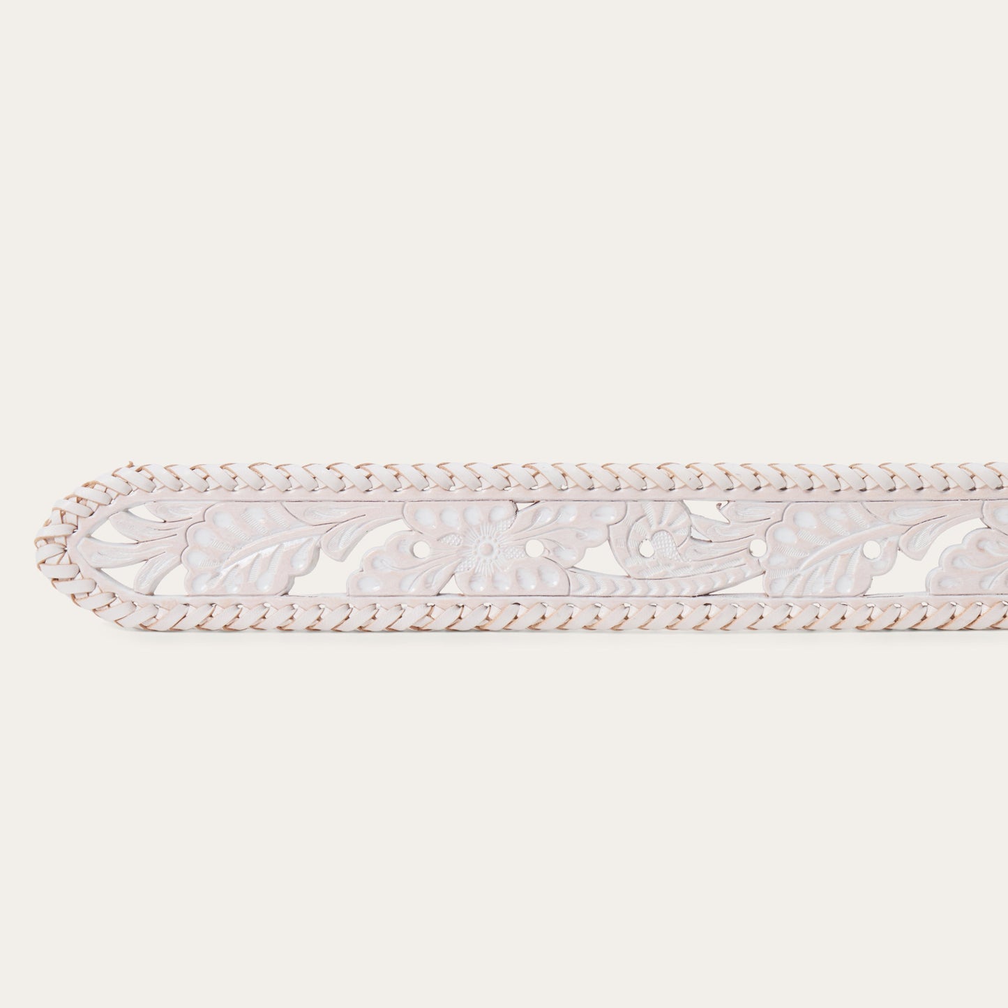 Tooled Laced Edge Belt