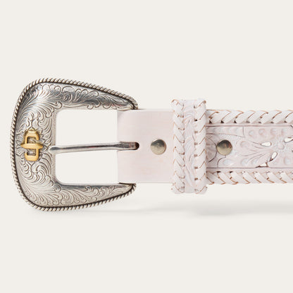 Tooled Laced Edge Belt
