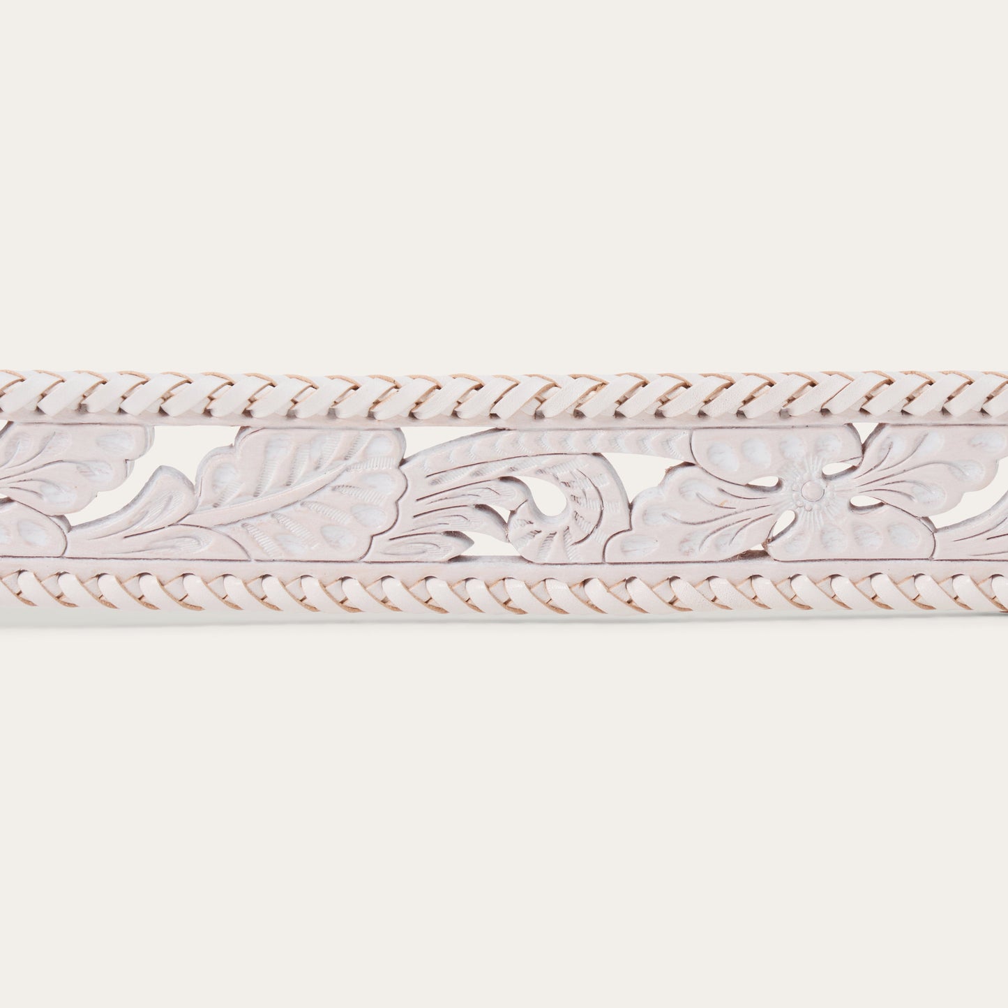 Tooled Laced Edge Belt