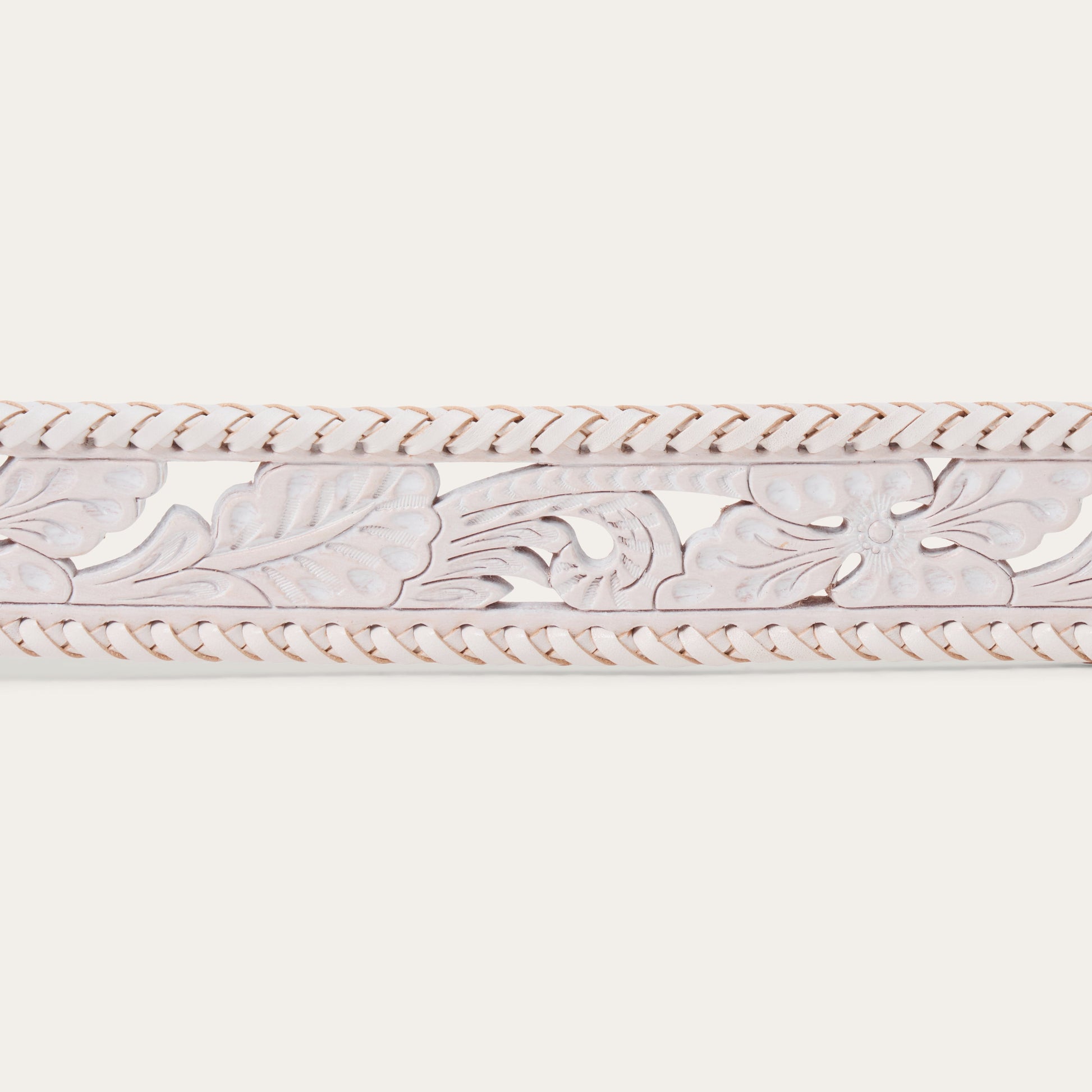 Tooled Laced Edge Belt